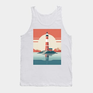 Lighthouse Art Print Tank Top